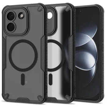 Tech-Protect Rugged Shield MagSafe ümbris Xiaomi Redmi Note 17 Pro Max 5G-le, mattmust