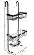 Piekarināms dušas kabīnes plaukts, Melns | Hanging Shower Shelf