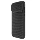 Nillkin Synthetic Fiber S Case for iPhone 14 Pro Max with Camera Cover, Black