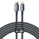 Кабель USB-C на Lightning Baseus Crystal Shine 20W 2м Черный