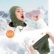 Лыжная и мотоциклетная балаклава Qunature 13230023014, размер M, зеленая
