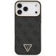 Чехол Guess 4G Triangle Logo MagSafe для iPhone 17 Pro Max - черный и золотой
