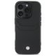 BMW iPhone 16 Pro Max ādas vāciņš Sign Leather Cardslot, melns