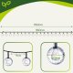 Gardlov 00024010 Solar String Lights, 11.6m, 100 LED, IP44, Warm White
