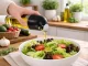 Eļļas un etiķa stikla dozators ar gravitācijas vāciņu 510 ml, melns