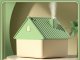 House-Shaped Air Humidifier & Aroma Diffuser, 1L, USB, Green