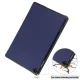 Lenovo Tab M10 (3rd Gen) (TB-328FU) Trifold Stand PU Leather Hard Protective Cover Case, Dark Blue | Чехол...