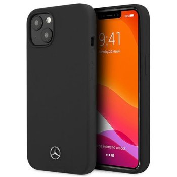 Mercedes Silicone Line iPhone 13 mini Case Black