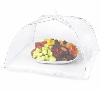 Moskītu tīkls pārtikas vāks balts | Mosquito net food cover white