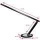 Galda Lampa Slim 20W Melna | Desk Lamp Black