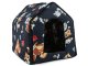 XL Soft Fabric Pet House – Indoor Dog & Cat Bed with Removable Cushion