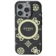 Guess iPhone 16 Pro Case IML Peony On 4G Background MagSafe, Black