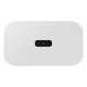 Samsung EP-T2510XWEGEU 25W SFC GaN wall charger with USB-C cable - white