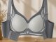Women\'s Push-Up Sports Bra, Seamless, Grey, 2XL