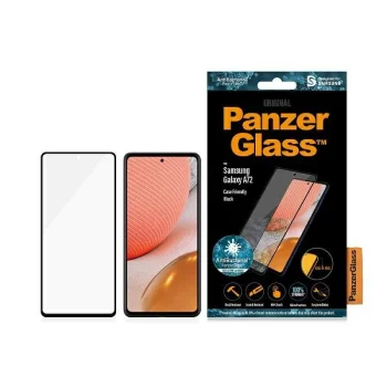 Защитное стекло PanzerGlass E2E Microfracture для Samsung Galaxy A72, черная рамка