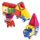 Magnētiskie Rotaļu Celtniecības Bloki Kluči Konstruktors 3D Puzle 72 gab. | Magnetic Building Blocks Bricks Tiles...
