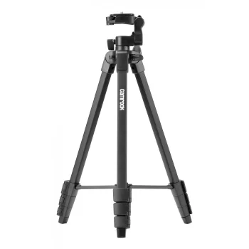 Camrock CP-530 Lightweight Tripod for Cameras and Smartphones, 149 cm, Black