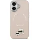Karl Lagerfeld Karl & Choupette Pins MagSafe vāciņš iPhone 17 - rozā