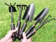 Garden Tool Set 6 pcs, Black