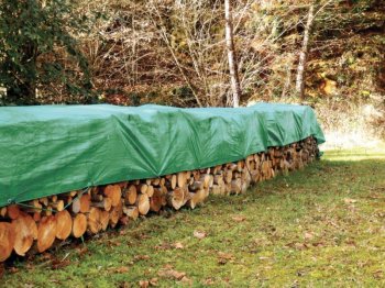 Tents 6 × 10 m, 90 g/m², Zaļš