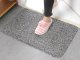 Грязезащитный впитывающий придверный коврик Clean Step, серый