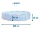 Intex 28210 Frame Pool with Cover 366 x 76 cm