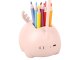 Kids LED Night Light with Organizer and Phone Stand, Pink