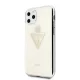 Guess iPhone 11 Pro vāciņš Glitter Triangle, zelta