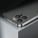 Uniq Optix Aluminum Camera Lens Protector for iPhone 14 Pro / 14 Pro Max camera lens with applicator - silver