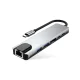 USB-C концентратор Tech-Protect HB02 6в1 HDMI 4K RJ45 PD100W серый