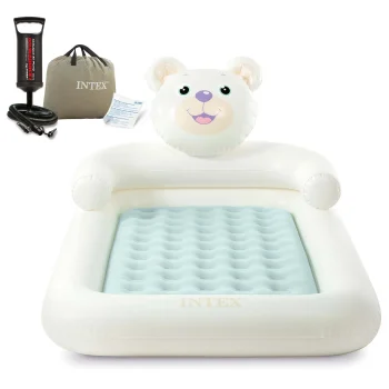 Intex piepūšamais matracis bērniem ar sūkni 132x71x10 cm