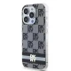 Чехол DKNY для iPhone 15 Pro Max IML Checkered Mono Pattern MagSafe, черный