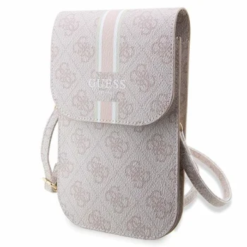 Сумка для телефона Guess 4G Stripe, розовая
