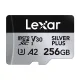 Atmiņas karte Lexar High-Performance Silver Plus microSDXC 256GB + adapteris