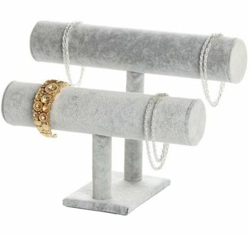 Rotaslietu statīvs ar diviem veltņiem AG545D, pelēks