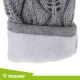 Skārienjūtīgi ziemas cimdi Trizand R26073 ar sildītājiem, pelēki