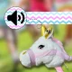 Bakalu Hobby Horse голова единорога на палке со звуком, белая