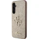 Samsung Galaxy S23 FE (SM-S711B/DS) Glitter Script Big 4G Case Cover, Gold | Telefona Maciņš Vāks Apvalks Bampers