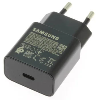 Samsung EP-T1510EBE 15W USB-C sienas lādētājs (OOB Bulk – aizstājējiepakojums) – melns