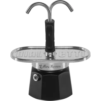Bialetti MINI EXPRESS 2TZ espresso kafijas automāts, melns