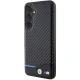 Samsung Galaxy S24+ Plus (SM-S926) BMW Leather Carbon Case Cover (BMHCS24M22NBCK), Black | Чехол Кейс...