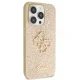 Guess iPhone 14 Pro vāciņš Glitter Script Big 4G, zelta