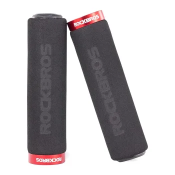 Rockbros BT1001BKRD sūkļa velosipēda stūres rokturi, melni/sarkani