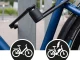 Salokāma velosipēda slēdzene 80 cm, pretaizdzīšanas atslēga velo un skrejritenim