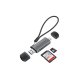 Картридер Conceptronic BIAN05G 2-in-1 Dual Plug серый