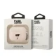 Чехол Karl Lagerfeld KLAPRUNIKP Silicone Karl Head 3D для AirPods Pro, розовый