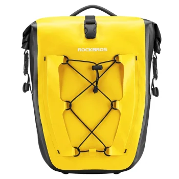 Ūdensizturīga velosipēda soma Rockbros 30140022005 25-32L, dzeltena