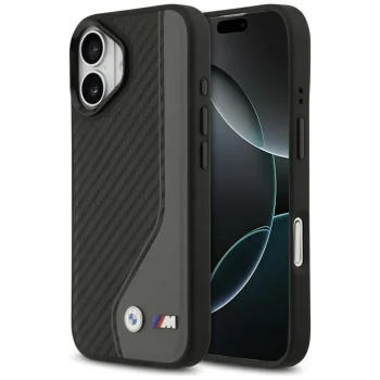 BMW M Carbon Logo MagSafe vāciņš iPhone 17, antracīta