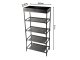5-Tier Shoe Rack Organizer, Freestanding Storage Shelf for Entryway and Closet, Black