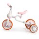 Bērnu balansa divritenis 4-in-1 ECOTOYS ar pedāļiem un papildriteņiem, rozā
